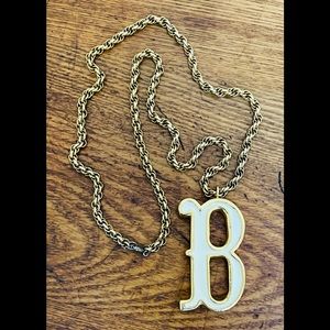 VTG. Les Bernard Letter  B Necklace